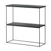 Konzolový stolek TONI B-B 80, černá/černá