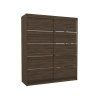 Šatní skříň posuvná SPECTRA CH 180, choco
