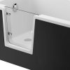 Vana s dvířky Polimat VOVO 180x80 bez čelního krycího panelu + vanový sifon s výpustí Click-Clack