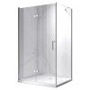 Obdélníkový sprchový kout ZES KZ20F 120x80 chrom/transparent - bez vaničky