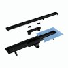 Odtokový žlab VIRGO NERO DUO 60 2-in-1 (barva:černá)