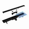 Odtokový žlab VIRGO NERO DUO 80 2-in-1 (barva:černá)