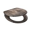WC prkénko Duroplast Soft Close Old Wood 82368