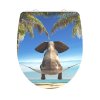 WC prkénko Duroplast Soft Close Happy Elephant High Gloss 82580