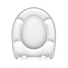 WC prkénko Duroplast Soft Close Water Lily High Gloss 82582