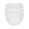WC prkénko Duroplast Soft Close White Wave High Gloss 82584