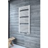 Koupelnový radiátor Zeven W 12070-11, připojení typ 11, 68x121 cm, bílá RAL 9016