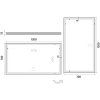 led zrcadlo 1200x700 s dotykovym senzorem vykres