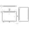 LED zrcadlo 1000x700 - ZP 22004