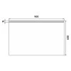 LED zrcadlo 900x600 - ZP 8019