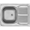 Dřez Tango s odkapávačem, nerez - ZM6 0110