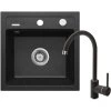 Dřez Zorba s dřezovou baterií, granit - ZQZA2103 grafit