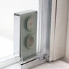Dvoukřídlé sprchové dveře HI 2B2 pro instalaci do niky - bez vaničky