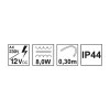 Napájecí zdroj k LED osvětlení Trafo 230 V/12 V/8 W/IP44
