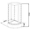 Sprchový box HYD-SB R304 80x80