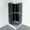 Sprchový box WSH309B GR 90x90