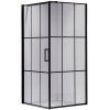 Čtvercový sprchový kout BS13A 80x80 černá/transparent - bez vaničky