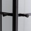 Čtvercový sprchový kout BS08A-M 80x80 černá/transparent - bez vaničky
