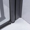 Čtvercový sprchový kout BS05A 80x80 černá/transparent - bez vaničky