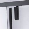 Čtvercový sprchový kout BS11B 90x90 černá/transparent - bez vaničky