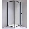 Čtvercový sprchový kout BS11B 90x90 černá/transparent - bez vaničky