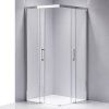Čtvercový sprchový kout KZ90A 80x80 chrom/transparent - bez vaničky