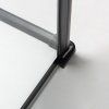 Obdélníkový sprchový kout BS02A 100x80 černá/transparent - bez vaničky