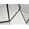 Pětiúhelníkový sprchový kout HYD-PK4026B 90x90 černá/transparent - bez vaničky