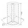 Hydromasážní box WSH7180 BL 80x80