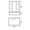 Hydromasážní box WSH7716W 120x85