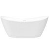 Volně stojící akrylátová vana REA FERRANO 170x80 cm bílá