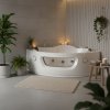 WANNA Z HYDROMASAZEM Z PODGRZEWACZEM FLORES 601H BIALA 140 140 CM 150539 1200