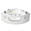 WANNA Z HYDROMASAZEM Z PODGRZEWACZEM FLORES 601H BIALA 140 140 CM 150526 1200