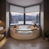 WANNA SPA Z HYDROMASAZEM ORINO 632C 135 135 CM 152714 1200