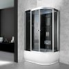 KABINA PRYSZNICOWA Z HYDROMASAZEM I SAUNA WSH7106LS LEWA 120 80 CM 164657 1200