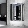 KABINA PRYSZNICOWA Z HYDROMASAZEM I SAUNA WSH7106LS LEWA 120 80 CM 164658 1200