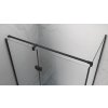Obdélníkový sprchový kout HYD-OK03D 120x100 černá/transparent - bez vaničky
