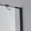 Obdélníkový sprchový kout HYD-OK02MB 100x90 černá/transparent - bez vaničky