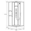 Hydromasážní box WSH312B 90x90