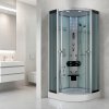 KABINA PRYSZNICOWA Z HYDROMASAZEM I SAUNA WSH7120WS BIALA 90 90 CM 165114 1200