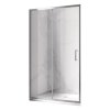 Posuvné sprchové dveře HYD-PD14 110 chrom/transparent pro instalaci do niky
