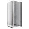Obdélníkový sprchový kout HYD-SK05A 90x80 chrom/transparent - bez vaničky
