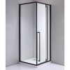 Čtvercový sprchový kout HYD-SK11A 80x80 černá/transparent - bez vaničky