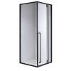 Čtvercový sprchový kout BS11A 80x80 černá/transparent - bez vaničky