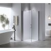 Čtvercový sprchový kout HYD-SK1190C 100x100 chrom/transparent - bez vaničky