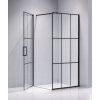 Čtvercový sprchový kout BS13B 90x90 černá/transparent - bez vaničky