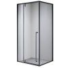 Obdélníkový sprchový kout BS16CS 120x90 černá/transparent - bez vaničky