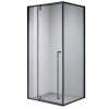 Obdélníkový sprchový kout HYD-OK16CS 120x90 černá/transparent - bez vaničky