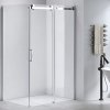 Obdélníkový sprchový kout HYD-OK15 120x90 chrom/transparent - bez vaničky