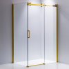 Obdélníkový sprchový kout HYD-OK202A 100x90 zlatý/transparent - bez vaničky